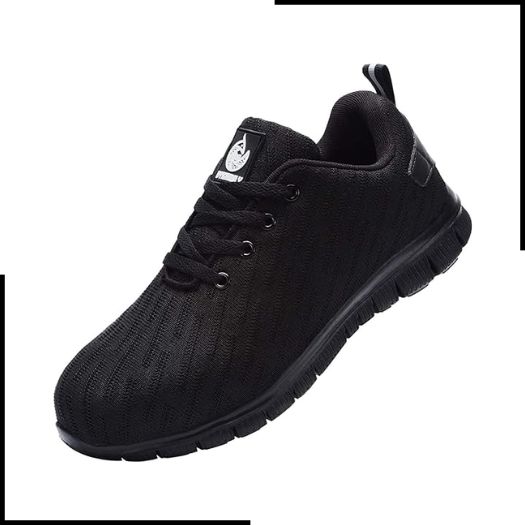 DYKHMILY Lightweight Steel Toe Safety Shoes for Men Women - bestshoe.co.uk